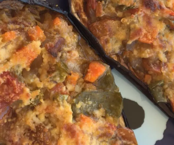 Berenjenas rellenas thermomix