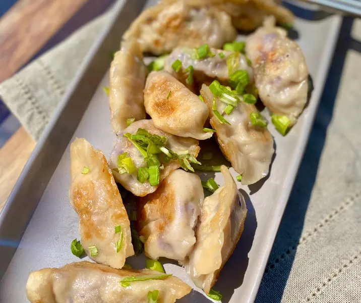 Dumpling de pavo y verduras