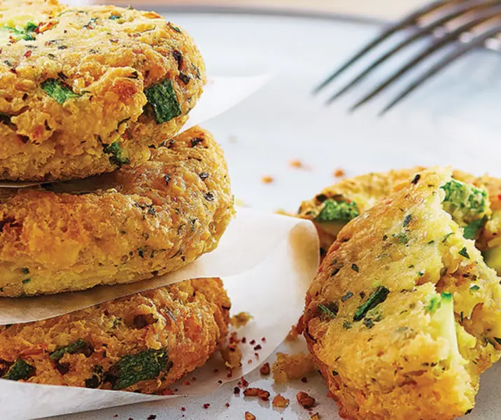 Tortillas de arroz con garbanzos