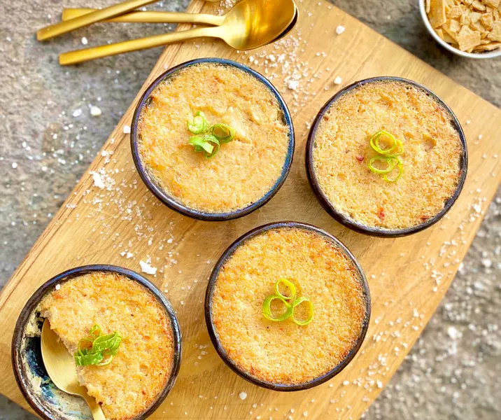 Chupe de jaiba en olla inteligente