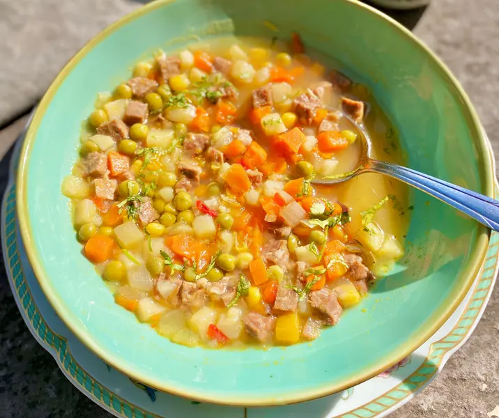 Carbonada en olla inteligente