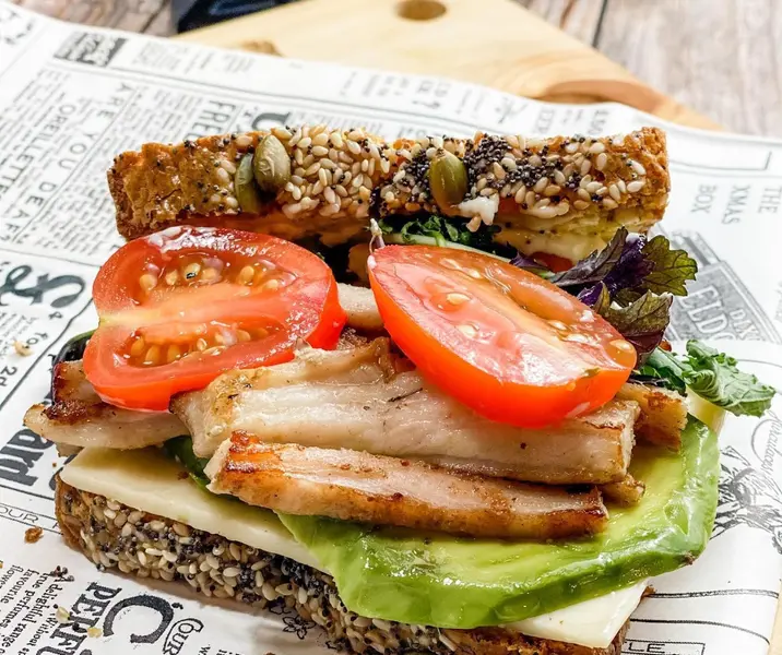 Sándwich pulpa pierna