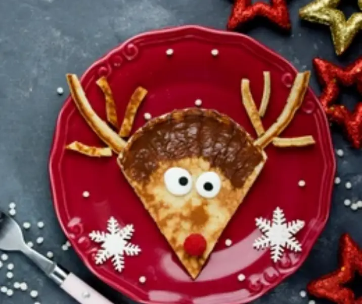 Panqueques con fudge de chocolate sabor avellana