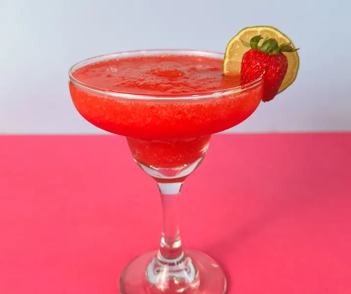 Daikiri de frutillas sin alcohol