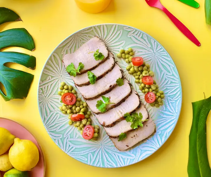 Lomo de cerdo a las finas hierbas