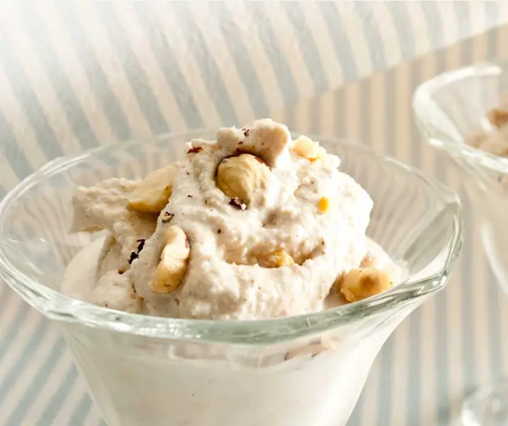 Helado rápido de avellanas thermomix