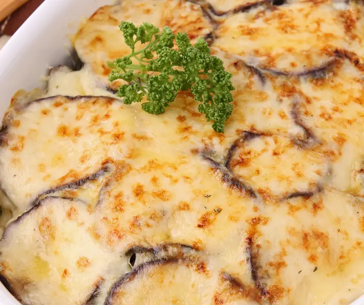 Berenjenas bechamel vegano