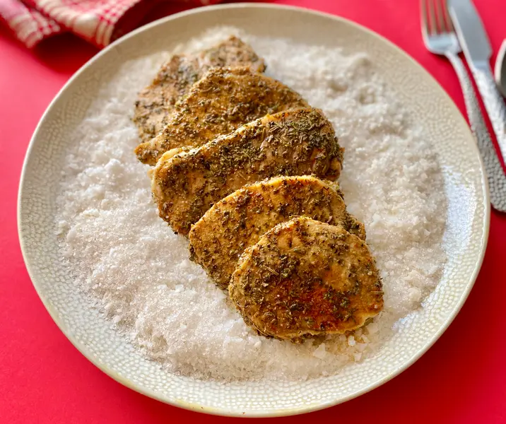 Lomo de cerdo a la sal