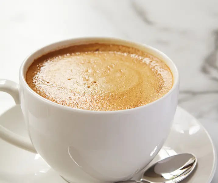 Leche con café descafeinado