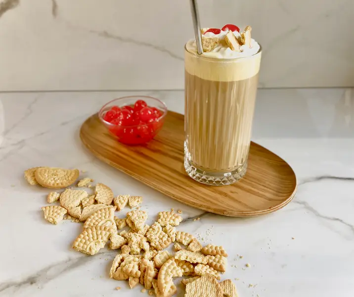 Café helado con vainilla