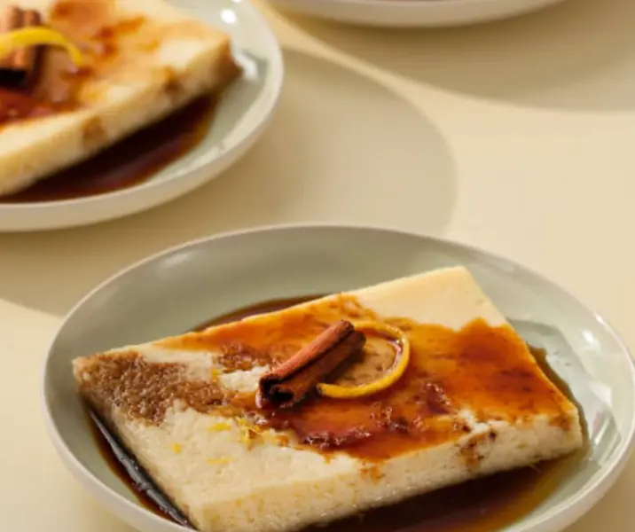 Leche asada en varoma thermomix