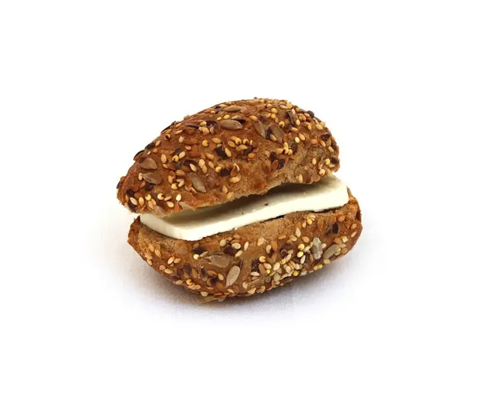 Pan integral con queso fresco