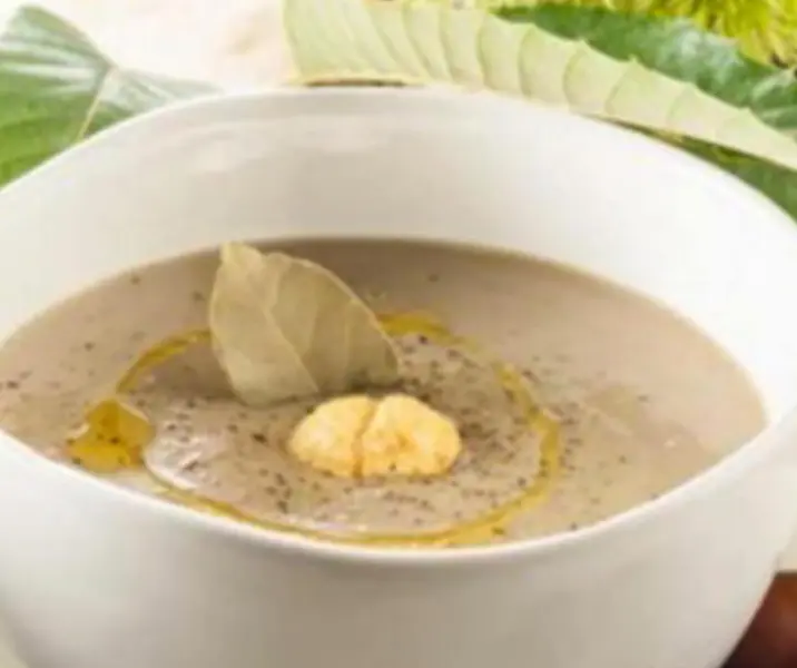 Crema de lentejas y castañas thermomix