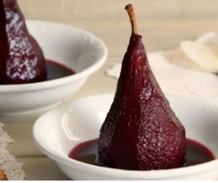 Peras al vino tino thermomix