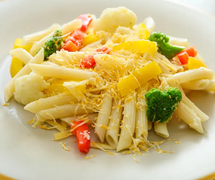 Pasta primavera vegano