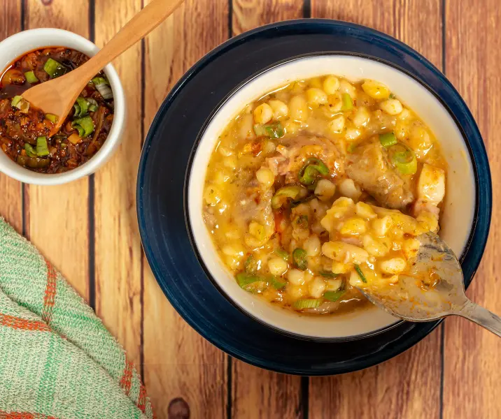 Guiso de choclo vegano