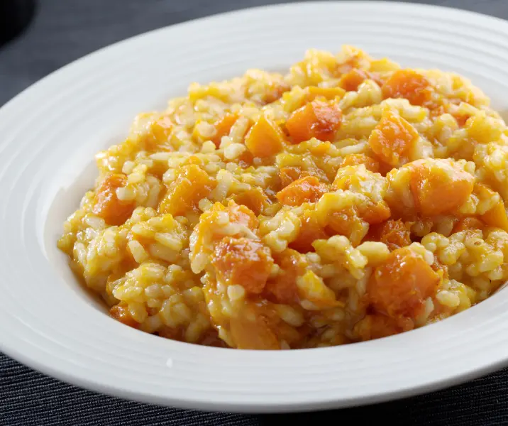 Risotto de mote con zapallo vegano fácil