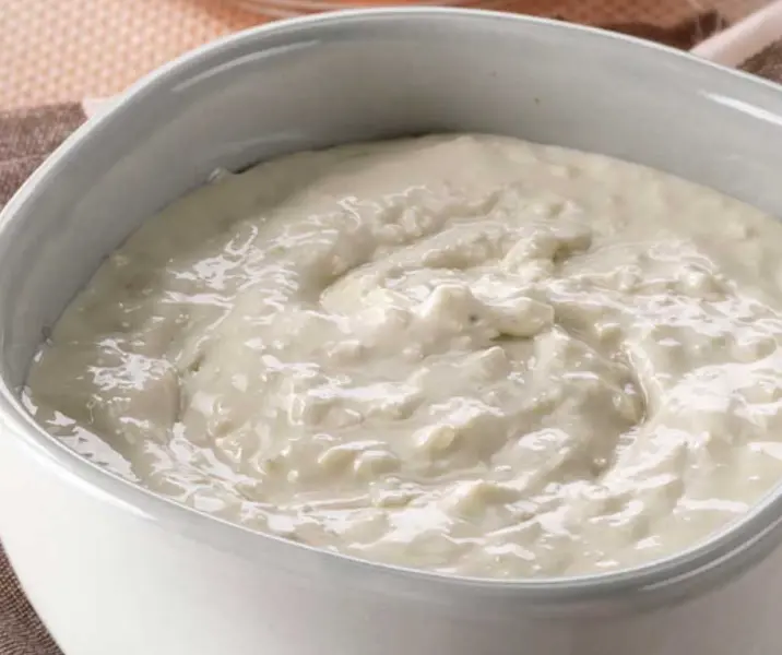 Aderezo de queso azúl con lechuga thermomix