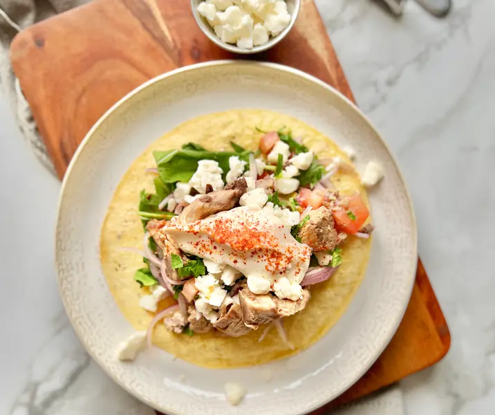 Tacos a lo mero macho con jurel