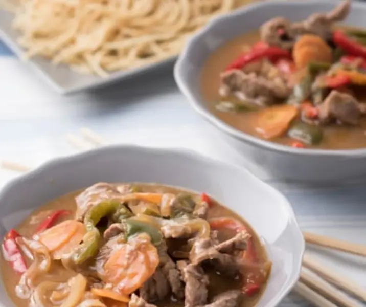 Chop suey de vacuno thermomix