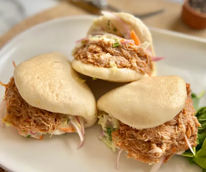 Baos de pulled pork