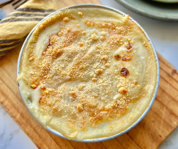 Chevalier de jamón, queso y champiñones