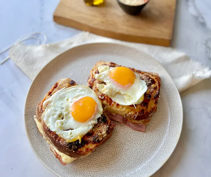 Sándwich croque-madame