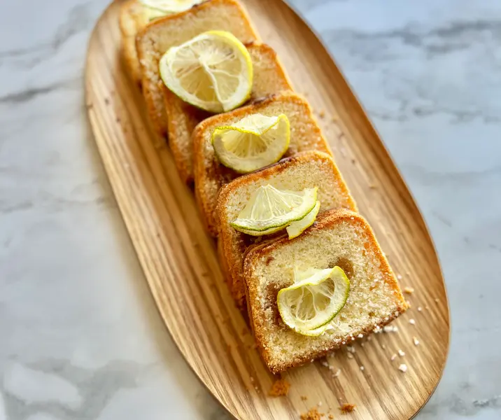 Queque de limón sin gluten