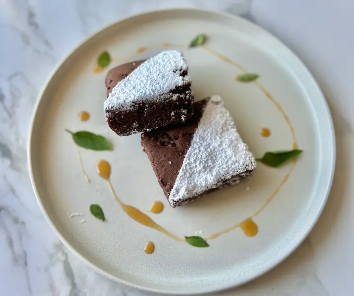 Brownie chocolatoso sin gluten