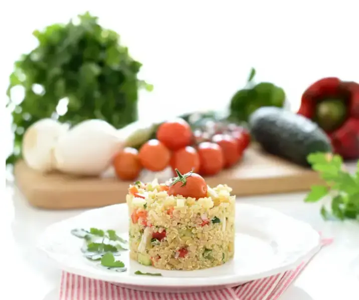 Ensalada tabulé de quínoa thermomix