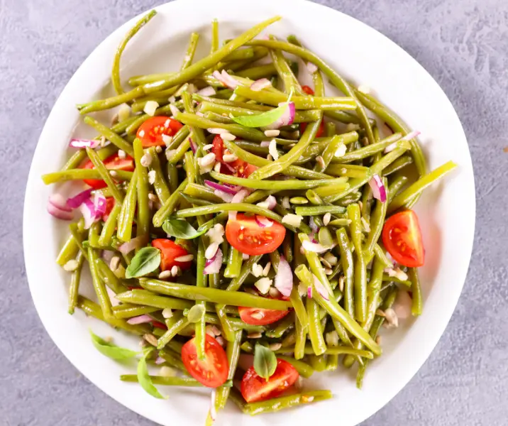 Tomate con porotos verdes sin gluten