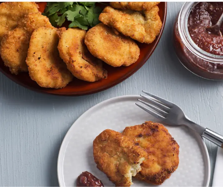 Nuggets de brócoli con puré de zanahoria thermomix