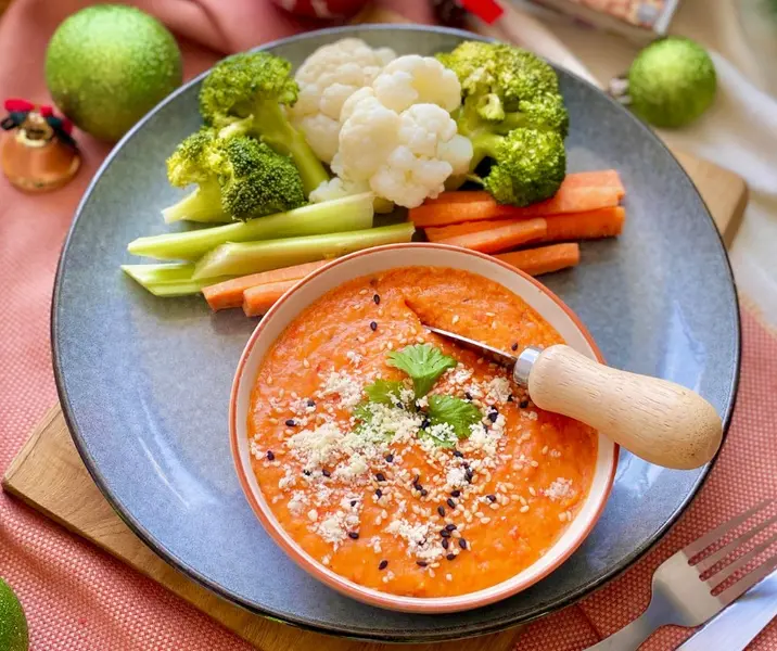 Paté de porotos y pimentón sin gluten