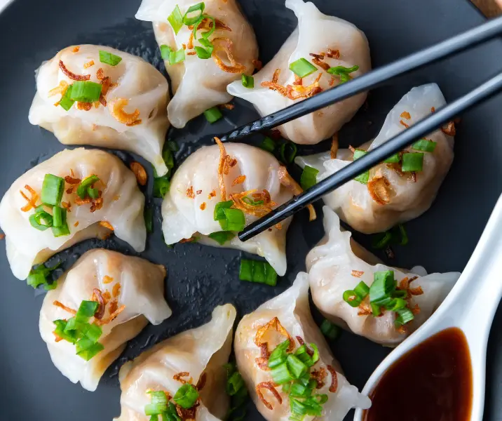 Dumpling de pavo y verduras sin gluten