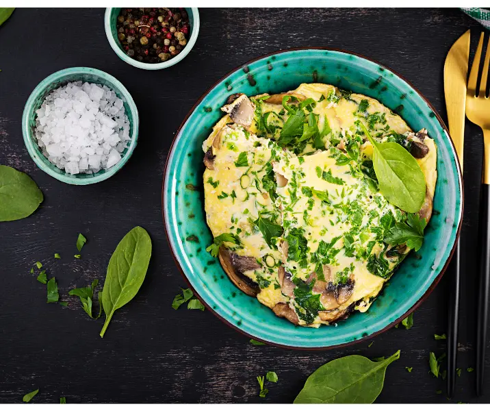 Tortillas de ricota y champiñones sin gluten