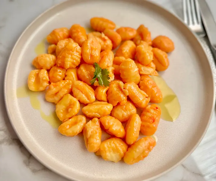 Ñoquis rústicos de zapallo sin gluten