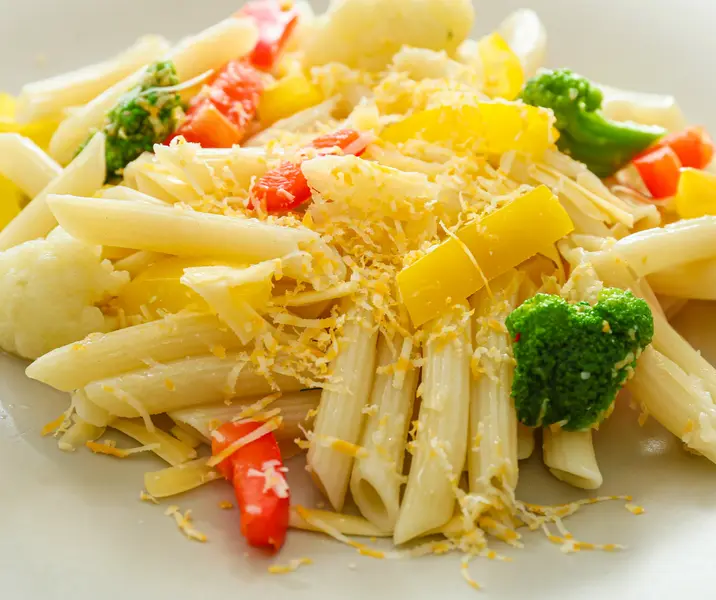 Pasta primavera sin gluten