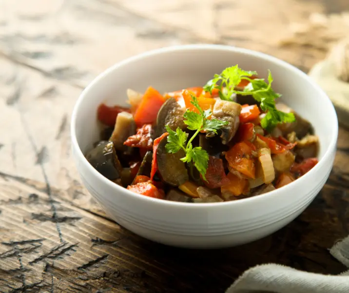 Estofado de verduras sin gluten