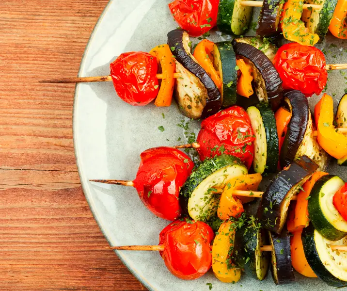 Anticuchos vegetarianos