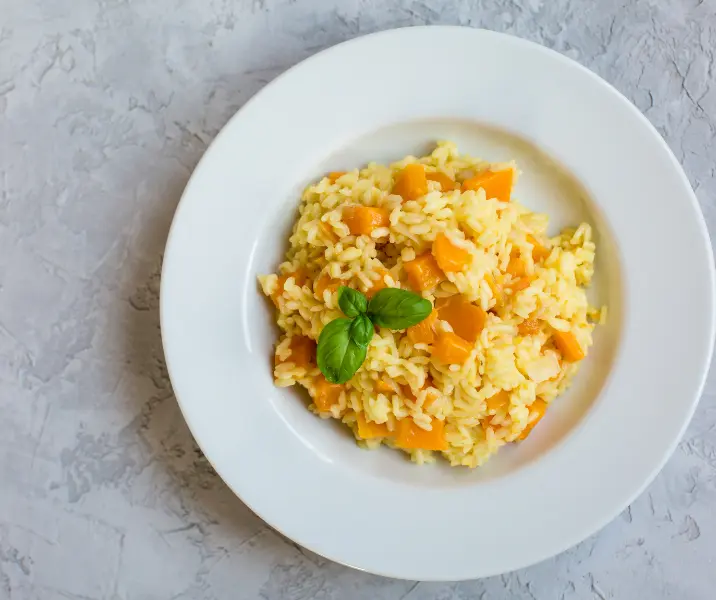 Risotto de zapallo sin gluten