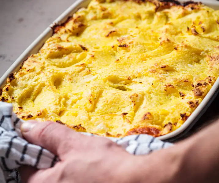 Pastel de papa sin gluten