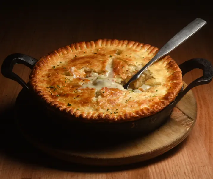Kuchen de pollo, choclo y cebolla sin gluten