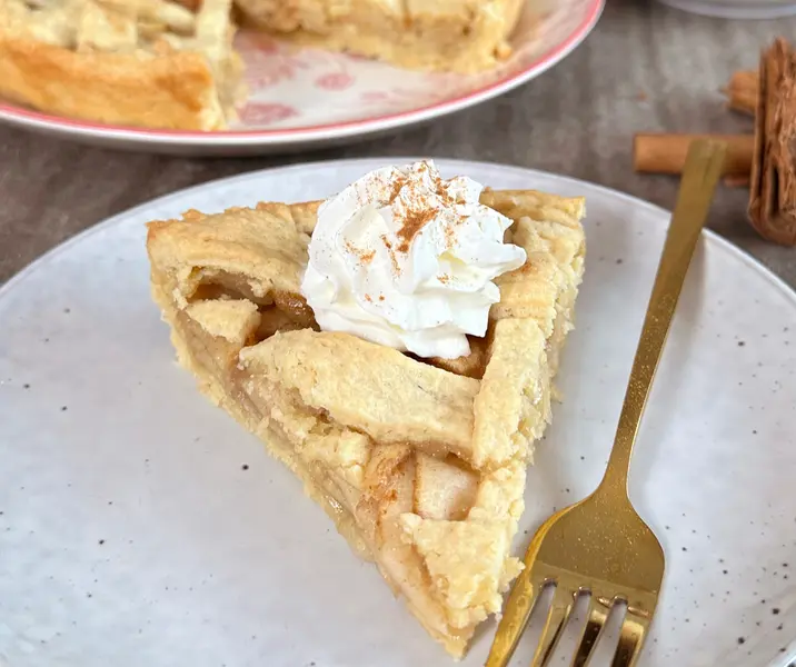 Pie de manzana sin gluten