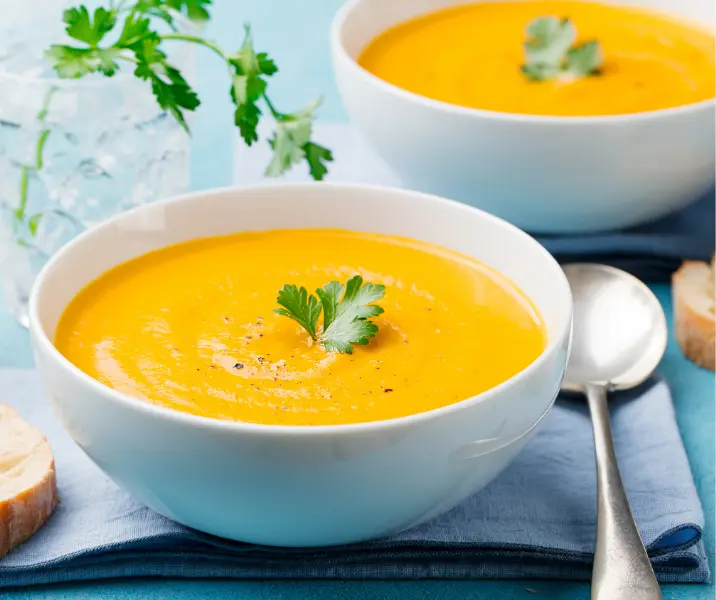 Crema de zapallo sin gluten