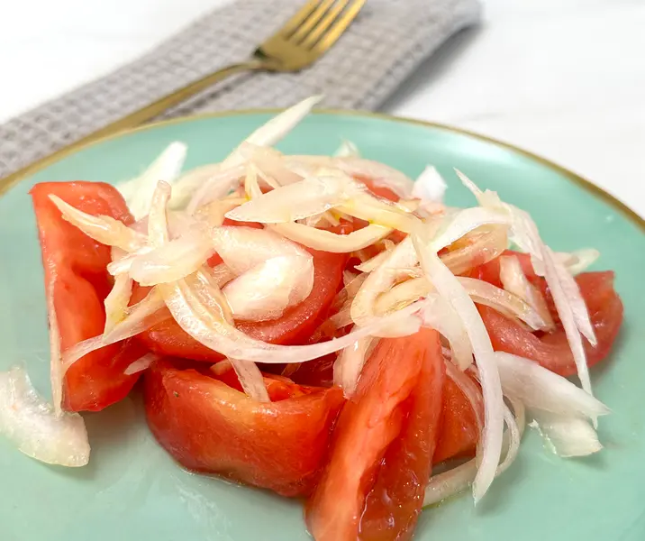 Ensalada chilena sin gluten