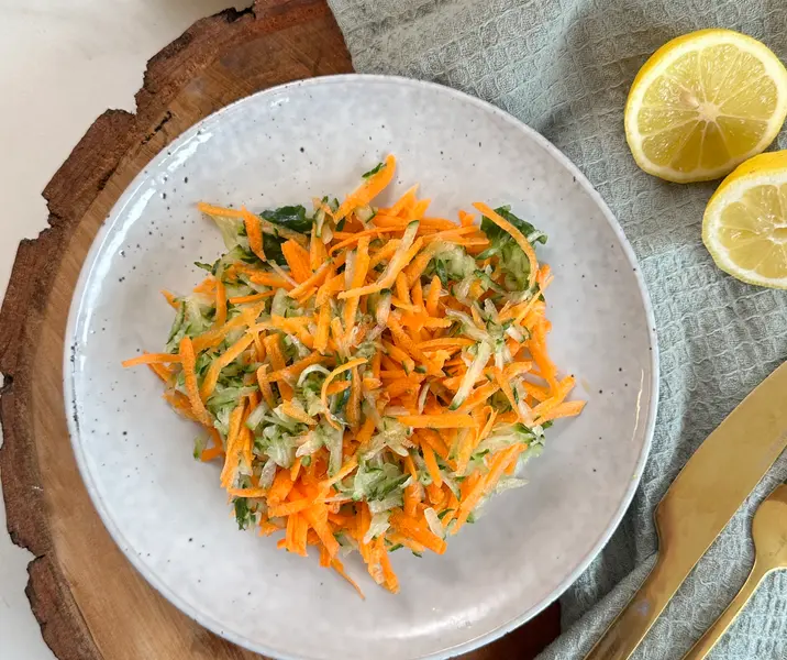 Zapallo italiano y zanahoria sin gluten