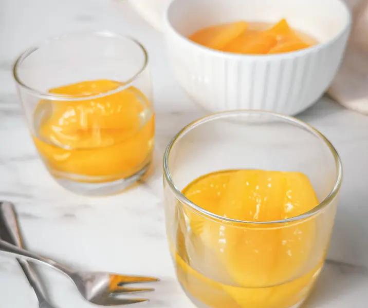 Papayas al jugo sin gluten