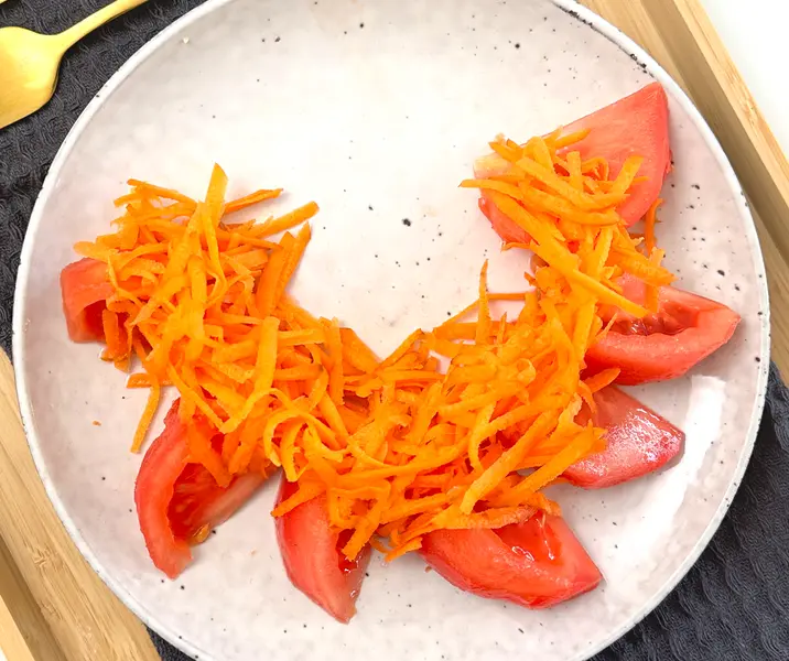 Tomate con zanahoria sin gluten