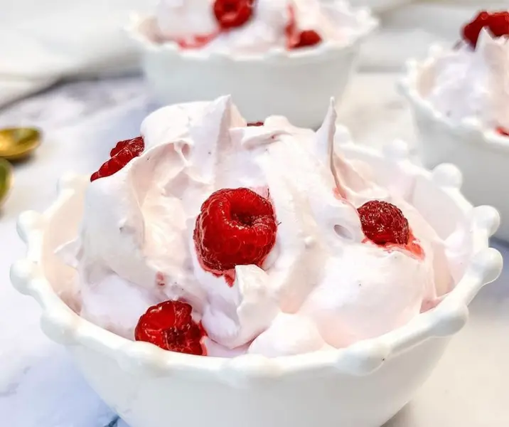 Espuma de berries sin gluten