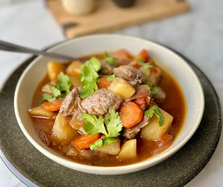 Estofado de cerdo con cerveza negra